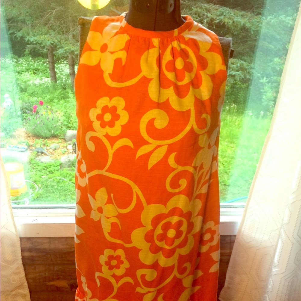An originally made summer dress in Hawaii.